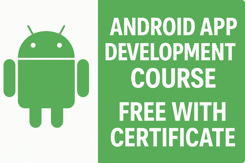 Android App Development Course Free with Certificate